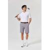 imageCOOFANDY Mens Casual Shorts ClassicFit 9 Chino Shorts Cotton Stretch Golf Short with 4 PocketsLight Grey