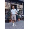 imageCOOFANDY Mens Casual Shorts ClassicFit 9 Chino Shorts Cotton Stretch Golf Short with 4 PocketsLight Grey