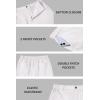 imageCOOFANDY Mens Casual Shorts ClassicFit 9 Chino Shorts Cotton Stretch Golf Short with 4 PocketsWhite