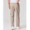 imageCOOFANDY Mens Chino Pants Casual Business Dress Pants Stretch Golf Trousers with PocketsApricot