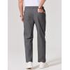 imageCOOFANDY Mens Chino Pants Casual Business Dress Pants Stretch Golf Trousers with PocketsDark Gray