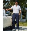 imageCOOFANDY Mens Chino Pants Casual Business Dress Pants Stretch Golf Trousers with PocketsNavy Bule