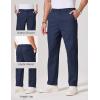 imageCOOFANDY Mens Chino Pants Casual Business Dress Pants Stretch Golf Trousers with PocketsNavy Bule