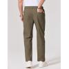 imageCOOFANDY Mens Chino Pants Casual Business Dress Pants Stretch Golf Trousers with PocketsOlive Green