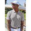 imageCOOFANDY Mens Cotton Polo Shirt Short Sleeve Golf Shirts 3 Buttons Casual Work T ShirtsLight Grey