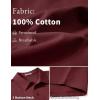 imageCOOFANDY Mens Cotton Polo Shirt Short Sleeve Golf Shirts 3 Buttons Casual Work T ShirtsMaroon