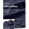 imageCOOFANDY Mens Cotton Polo Shirt Short Sleeve Golf Shirts 3 Buttons Casual Work T ShirtsNavy Blue