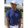 imageCOOFANDY Mens Cotton Polo Shirt Short Sleeve Golf Shirts 3 Buttons Casual Work T ShirtsRoyal Azure Blue