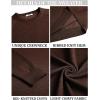 imageCOOFANDY Mens Crewneck Sweater Casual Dress Pullover Sweaters Slim Fit Lightweight Long Sleeve Raglan SweatersBrown