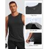 imageCOOFANDY Mens Dry Fit Workout Tank Top Sleeveless Gym Muscle Shirt UPF 50 Summer Running Athletic TshirtsBlack