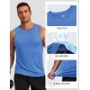 imageCOOFANDY Mens Dry Fit Workout Tank Top Sleeveless Gym Muscle Shirt UPF 50 Summer Running Athletic TshirtsBlue