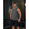 imageCOOFANDY Mens Dry Fit Workout Tank Top Sleeveless Gym Muscle Shirt UPF 50 Summer Running Athletic TshirtsMedium Grey