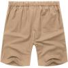 imageCOOFANDY Mens Linen Shorts Casual Elastic Waist Drawstring Short Summer Beach Vacation ShortsLight Tan