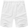 imageCOOFANDY Mens Linen Shorts Casual Elastic Waist Drawstring Short Summer Beach Vacation ShortsWhite
