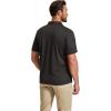 imageCOOFANDY Mens Polo Shirt Short Sleeve Quick Dry Tactical Shirts Golf Polos Collared Work Shirts for Men with Pocket01black