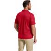 imageCOOFANDY Mens Polo Shirt Short Sleeve Quick Dry Tactical Shirts Golf Polos Collared Work Shirts for Men with PocketRed