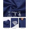 imageCOOFANDY Mens Short Sleeve Button Down Shirts Casual Summer Shirt Untucked Dress ShirtsNavy Blueanchor