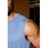 imageCOOFANDY Mens Sleeveless Shirt Quick Dry Workout Tank Top Gym Muscle T Shirts Sport Athletic Tanks Moisture WickingLight Blue