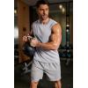 imageCOOFANDY Mens Sleeveless Shirt Quick Dry Workout Tank Top Gym Muscle T Shirts Sport Athletic Tanks Moisture WickingLight Gray