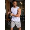 imageCOOFANDY Mens Sleeveless Shirt Quick Dry Workout Tank Top Gym Muscle T Shirts Sport Athletic Tanks Moisture WickingWhite