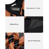 imageCOOFANDY Mens Sleeveless V Neck Pullover Sweater Slim Fit Casual Argyle Vest SweatersBlackorange