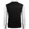 imageCOOFANDY Mens Sleeveless V Neck Pullover Sweater Slim Fit Casual Argyle Vest SweatersBlackred