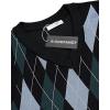 imageCOOFANDY Mens Sleeveless V Neck Pullover Sweater Slim Fit Casual Argyle Vest SweatersBluegreen