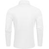 imageCOOFANDY Mens Slim Fit Basic Turtleneck TShirt Long Sleeve Solid T Shirts Casual Knit Pullover Thermal TopsYblackwhite