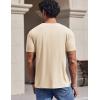 imageCOOFANDY Mens TShirts Short Sleeve Crew Neck T Shirts Casual Classic Basic Tee ShirtsBeige