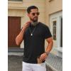 imageCOOFANDY Mens TShirts Short Sleeve Crew Neck T Shirts Casual Classic Basic Tee ShirtsBlack