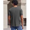imageCOOFANDY Mens TShirts Short Sleeve Crew Neck T Shirts Casual Classic Basic Tee ShirtsDark Grey