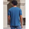 imageCOOFANDY Mens TShirts Short Sleeve Crew Neck T Shirts Casual Classic Basic Tee ShirtsDenim Blue