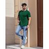 imageCOOFANDY Mens TShirts Short Sleeve Crew Neck T Shirts Casual Classic Basic Tee ShirtsGreen