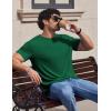 imageCOOFANDY Mens TShirts Short Sleeve Crew Neck T Shirts Casual Classic Basic Tee ShirtsGreen