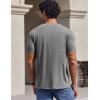imageCOOFANDY Mens TShirts Short Sleeve Crew Neck T Shirts Casual Classic Basic Tee ShirtsLight Grey