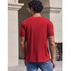 imageCOOFANDY Mens TShirts Short Sleeve Crew Neck T Shirts Casual Classic Basic Tee ShirtsRed