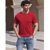 imageCOOFANDY Mens TShirts Short Sleeve Crew Neck T Shirts Casual Classic Basic Tee ShirtsRed