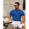 imageCOOFANDY Mens TShirts Short Sleeve Crew Neck T Shirts Casual Classic Basic Tee ShirtsRoyal Blue