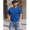 imageCOOFANDY Mens TShirts Short Sleeve Crew Neck T Shirts Casual Classic Basic Tee ShirtsRoyal Blue