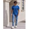 imageCOOFANDY Mens TShirts Short Sleeve Crew Neck T Shirts Casual Classic Basic Tee ShirtsRoyal Blue