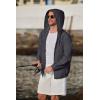 imageCOOFANDY Mens UPF 50 Sun Protection Hoodie Jacket Full Zip Light Long Sleeve Performance Fishing Shirts Hiking OutdoorDark Grey