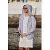 imageCOOFANDY Mens UPF 50 Sun Protection Hoodie Jacket Full Zip Light Long Sleeve Performance Fishing Shirts Hiking OutdoorLight Grey