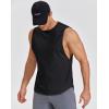 imageCOOFANDY Mens Workout Tank Tops Cotton Cut Off Sleeveless Muscle Shirts Gym Athletic Running T ShirtBlack