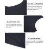 imageCOOFANDY Mens Workout Tank Tops Quick Dry UPF 50 Muscle Sleeveless Shirts Gym Athletic Running Summer Beach Swim ShirtNavy Blue
