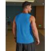 imageCOOFANDY Mens Workout Tank Tops Quick Dry UPF 50 Muscle Sleeveless Shirts Gym Athletic Running Summer Beach Swim ShirtRoyal Blue