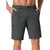 imageCOOFANDY Mens Casual Golf Shorts 9 Stretch Lightweight Quick Dry Summer Hiking Travel Shorts with Zipper PocketsDark Grey
