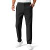 imageCOOFANDY Mens Chino Pants Casual Business Dress Pants Stretch Golf Trousers with PocketsBlack