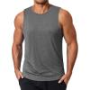 imageCOOFANDY Mens Dry Fit Workout Tank Top Sleeveless Gym Muscle Shirt UPF 50 Summer Running Athletic TshirtsMedium Grey