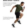 imageCOOFANDY 3 Pack Mens Athletic TShirts Short Sleeve  Quick Dry Moisture Wicking Workout Shirts for Running Gym CasualBlackArmy GreenDeep Grey3 Pack