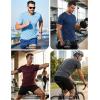 imageCOOFANDY 3 Pack Mens Athletic TShirts Short Sleeve  Quick Dry Moisture Wicking Workout Shirts for Running Gym CasualBlackLight GreyRoyal Blue3 Pack